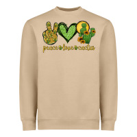 Mushroom peace love cactus Heavyweight Sweatshirt - Jasminsmagicworld