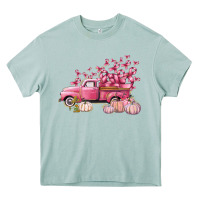 Arona Breast Cancer truck Heavy Core Tee - FaDigitalArtStudio