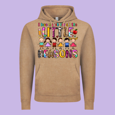 I Love My Job For All The Little Reasons Vintage Hoodie Designed By Artiststas