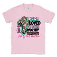 Bubblegum Pink she is loved Classic Tee - BarkalooDesign