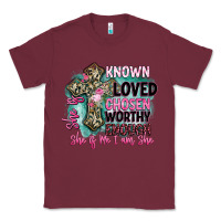 Burgundy she is loved Classic Tee - BarkalooDesign
