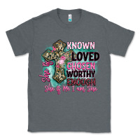Charcoal Heather she is loved Classic Tee - BarkalooDesign