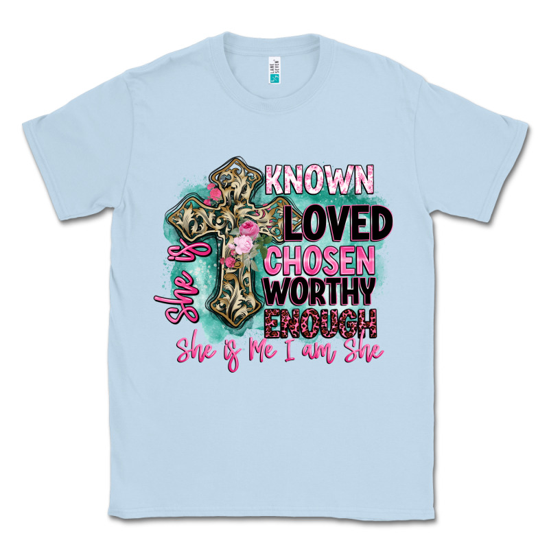 She Is Loved Classic Tee by BarkalooDesign | Teevron