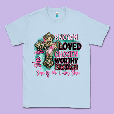 She Is Loved Classic Tee Designed By Barkaloodesign