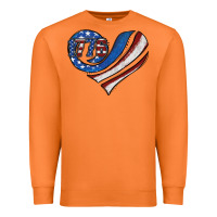 Carrot american flag heart Premium Sweatshirt - Jasminsmagicworld