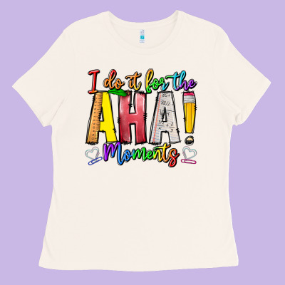 Idiot Of The Aha Moments Ladies Tee Designed By Cowhidedigitalart