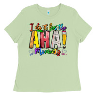 Matcha IDiot Of The Aha Moments Ladies Tee - CowhideDigitalArt