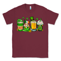 Burgundy St. Patrick's Day coffee cups Classic Tee - OliviaCreatesArt