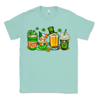 Seafoam St. Patrick's Day coffee cups Classic Tee - OliviaCreatesArt