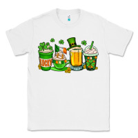 White St. Patrick's Day coffee cups Classic Tee - OliviaCreatesArt