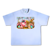Grape Ice Happy Easter Animal Farm Truck Urban Heavy Tee - CowhideDigitalArt