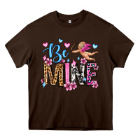 Chocolate Brown be mine valentine's day Heavy Core Tee - OliviaCreatesArt