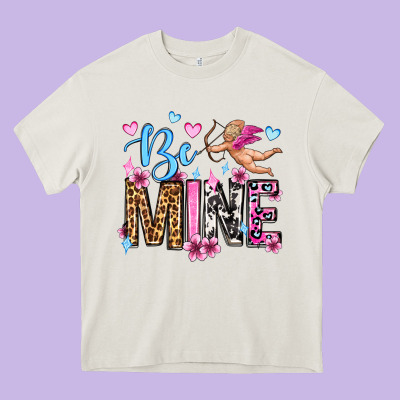 Be Mine Valentine's Day Heavy Core Tee Designed By Oliviacreatesart