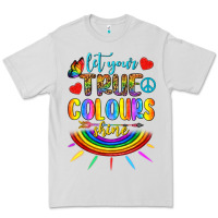 Dove Grey Let Your True Colours Shine Premium Tee - BundleAndBundleShop
