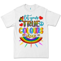 White Let Your True Colours Shine Premium Tee - BundleAndBundleShop