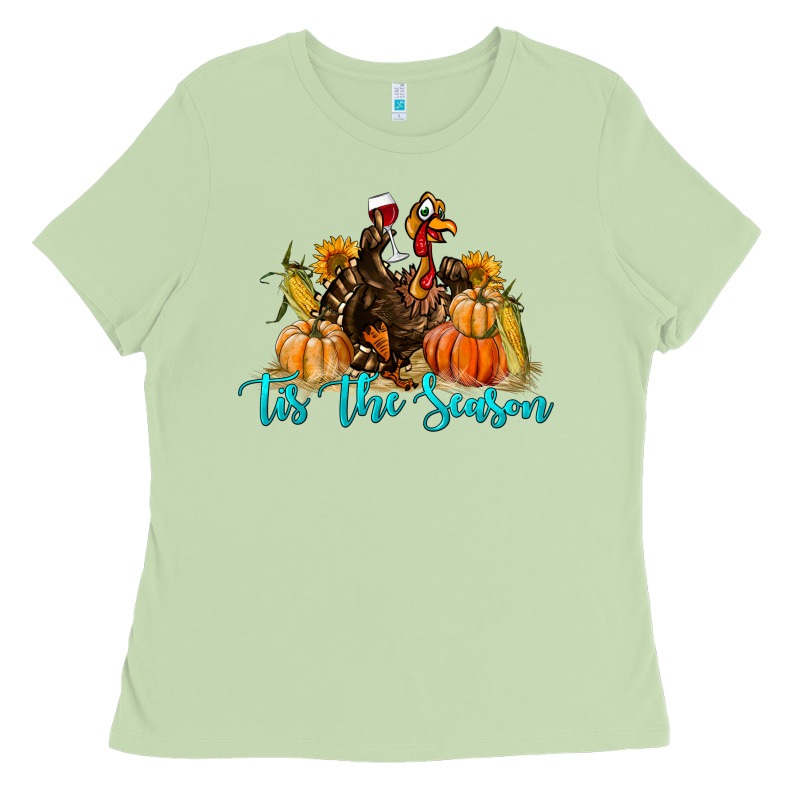 Western Fall Turkey Tis The Season Ladies Tee by LillyAllenDesigns | Teevron
