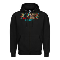 Black army mom christmas Zipper Hoodie - Jasminsmagicworld