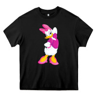Black daisy duck Heavy Core Tee - baoMotion