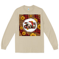Mushroom joy christmas cow Long Sleeve Tee - LillyAllenDesigns