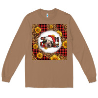 Toasted Coconut joy christmas cow Long Sleeve Tee - LillyAllenDesigns