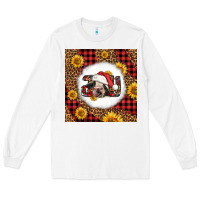 White joy christmas cow Long Sleeve Tee - LillyAllenDesigns