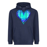Navy Mermaid Heart Heavyweight Hoodie - Jasminsmagicworld