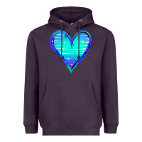 Plum Mermaid Heart Heavyweight Hoodie - Jasminsmagicworld