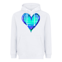White Mermaid Heart Heavyweight Hoodie - Jasminsmagicworld
