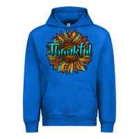 Cobalt thankful sunflower Urban Hoodie - RanaPortraitStore