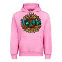 Fuchsia Pink thankful sunflower Urban Hoodie - RanaPortraitStore