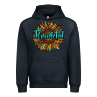 Navy thankful sunflower Urban Hoodie - RanaPortraitStore