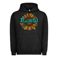 Pigment Black thankful sunflower Urban Hoodie - RanaPortraitStore