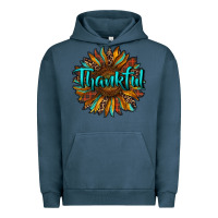 Pigment Midnight Navy thankful sunflower Urban Hoodie - RanaPortraitStore