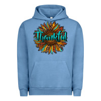 Pigment Pebble Blue thankful sunflower Urban Hoodie - RanaPortraitStore