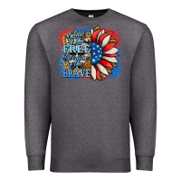 Charcoal Heather Patriotic Sunflower Premium Sweatshirt - Jasminsmagicworld