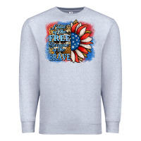 Heather Grey Patriotic Sunflower Premium Sweatshirt - Jasminsmagicworld