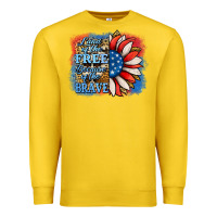 Lemon Patriotic Sunflower Premium Sweatshirt - Jasminsmagicworld