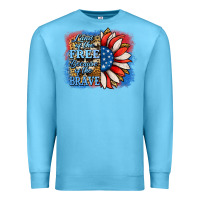 Ocean Blue Patriotic Sunflower Premium Sweatshirt - Jasminsmagicworld