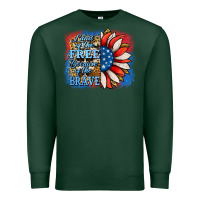 Sports Green Patriotic Sunflower Premium Sweatshirt - Jasminsmagicworld