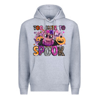 Heather Grey wicked cute too cute to spook Premium Hoodie - BarkalooDesign