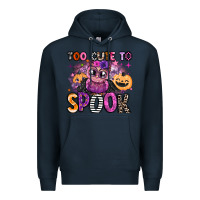 Navy wicked cute too cute to spook Premium Hoodie - BarkalooDesign