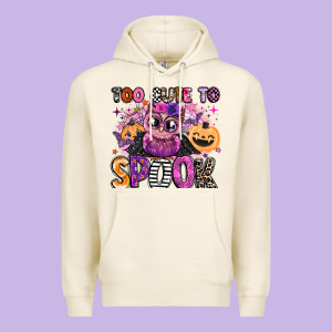 Wicked Cute Too Cute To Spook Premium Hoodie Designed By Barkaloodesign