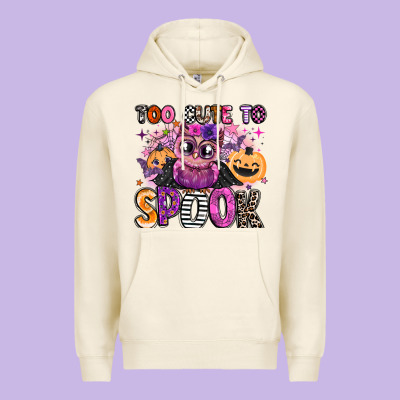Wicked Cute Too Cute To Spook Premium Hoodie Designed By Barkaloodesign