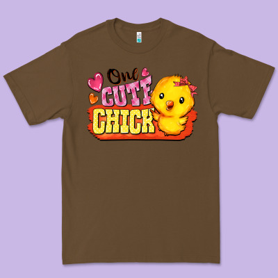 One Cute Chick Premium Tee Designed By Fadigitalartstudio