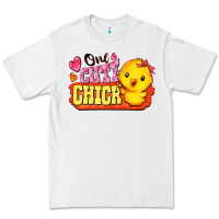 White one cute chick Premium Tee - FaDigitalArtStudio