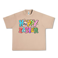 Burro Hoppy Easter Urban Heavy Tee - CowhideDigitalArt