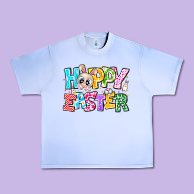 Hoppy Easter Urban Heavy Tee Designed By Cowhidedigitalart