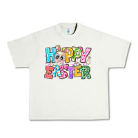 Pistachio Hoppy Easter Urban Heavy Tee - CowhideDigitalArt