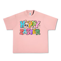 Salmon Hoppy Easter Urban Heavy Tee - CowhideDigitalArt