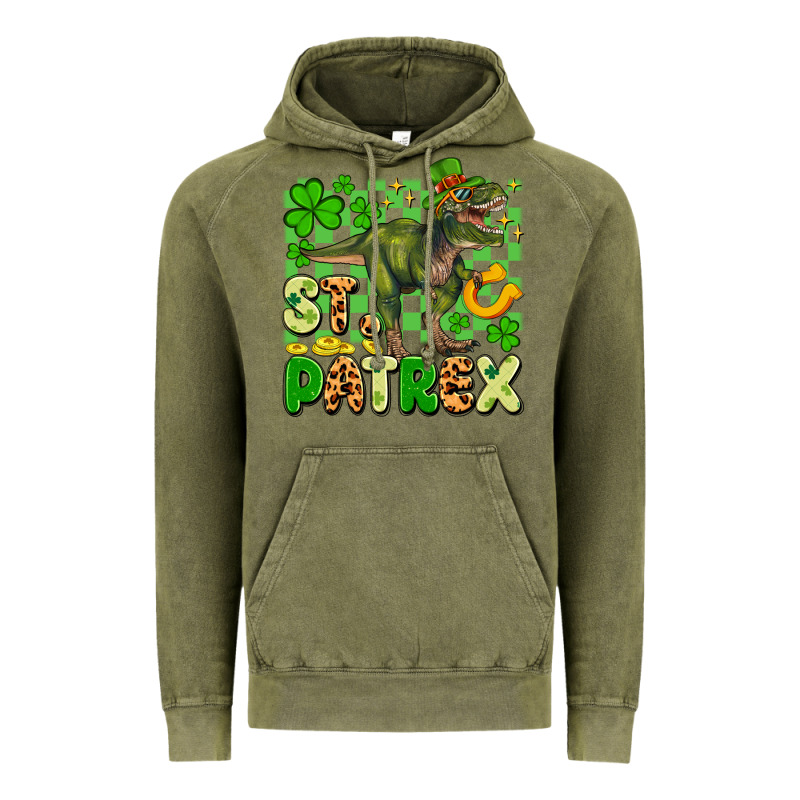 St. Patrex Vintage Hoodie by Artiststas | Teevron